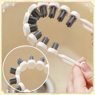 แปรงทำความสะอาดโค้ง Simple U-รูป Bendable Gap แปรงก๊อกน้ำห้องน้ำห้องครัวแปรงแปรงอเนกประสงค์ขนาดเล็กและสะดวกสุขาภิบาล 【sunny】
