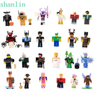 Shanlin โมเดลฟิกเกอร์ Roblox ขนาดเล็ก สําหรับตกแต่งภายในรถยนต์