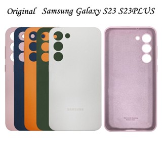 ของแท้ เคสโทรศัพท์มือถือ ซิลิโคนนิ่ม กันกระแทก สําหรับ SamsungGalaxy S23 S23 Alls23Plus