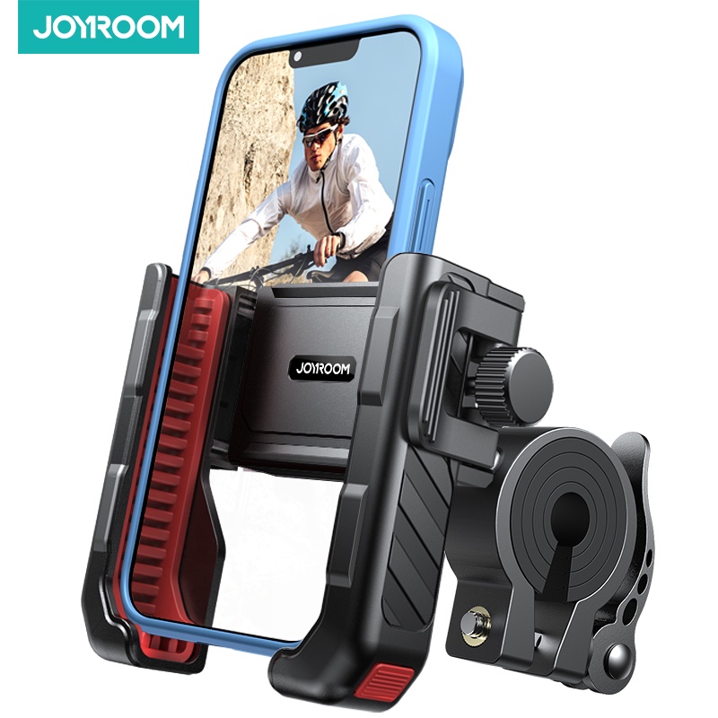 Joyroom 2023 Bike Phone Holder Universal One-hand Operation Bicycle Motorcycle Phone Holder For 4.7-7" Mobile Phone Shoc