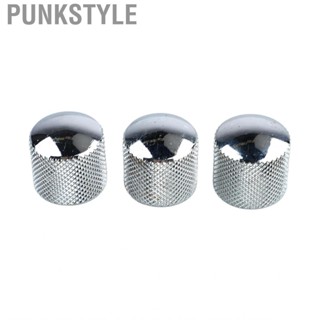 Punkstyle Electric Bass Volume Knob  Guitar Potentiometer Control Wear  3Pcs Simple Installation for Maintenance