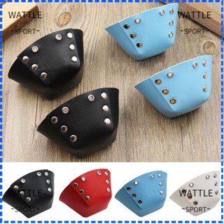 Wattle อะไหล่หมวกโรลเลอร์สเก็ต หนัง PU คุณภาพสูง 105*50 มม. 5 สี