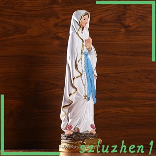 [Szluzhen1] ฟิกเกอร์เรซิ่น รูปปั้นผู้หญิง Madonna Blessed Saint Our Lady of Lourds Mary