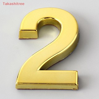 (Takashitree) สติกเกอร์ตัวเลข 5 ซม. สําหรับติดตกแต่งประตูโรงแรม