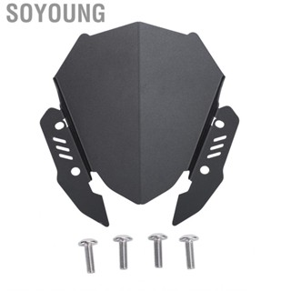 Soyoung Hot Windscreen Wind Deflector Black Aluminum Alloy  Reduction