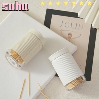 Suhuhd ที่ใส่ไม้จิ้มฟัน, ที่เก็บไม้จิ้มฟัน แบบใส, แถบสวยหรู …