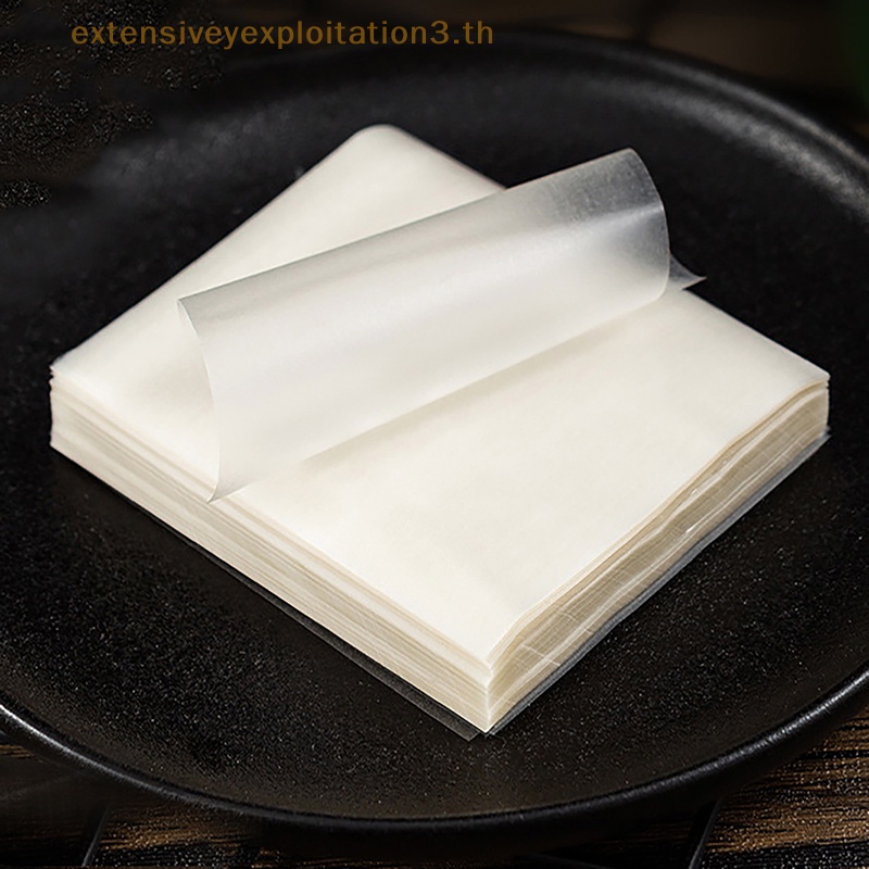 # ใหม่ กระดาษห่อขนมหวาน เคลือบน้ําตาล ตังเม กินได้ 100 500 แผ่น