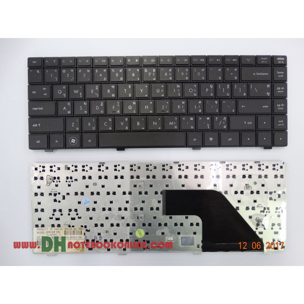 แป้นพิมพ์ คีย์บอร์ดโน๊ตบุ๊ค HP Compaq 320 CQ321 CQ325 CQ326 CQ420 421 CQ320 CQ421 Laptop Keyboard TH-ENG
