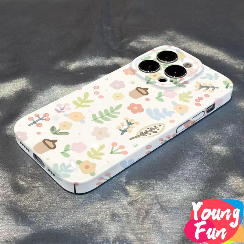 เคสโทรศัพท์มือถือแบบนิ่ม TPU กันกระแทก กันรอยกล้อง ลายดอกไม้ สําหรับ Vivo Y21E Y20 Y17 Y15A Y16 Y1s Vivo Y22 Y51 2020 Y95 Y19 Y50 V25e Y02 V25 Y35 V20 V25 V23 Pro