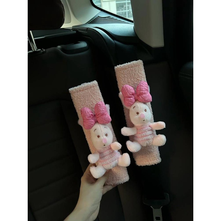 New Style Adorable Cartoon Little Pig Love Huai Gear Controller Decorative Turn Signal Wiper Doll Cute Car Creativity Car Ornament Car interior decoration - รูปที่ 4