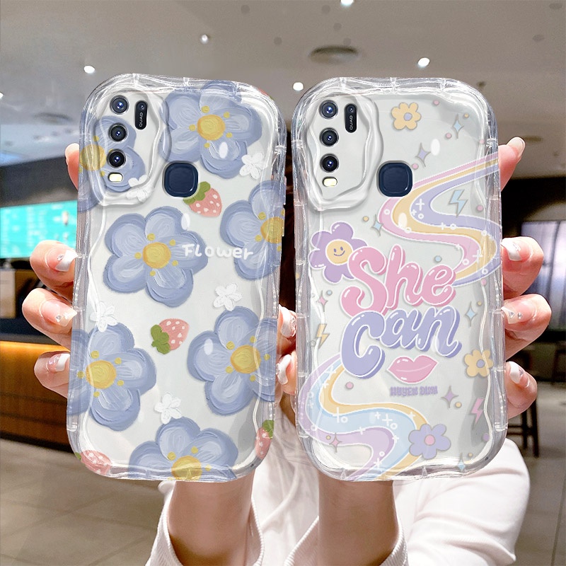 ปลอกสําหรับเคสโทรศัพท์ vivo Y30 4G กันกระแทกรวมทุกอย่าง V1938 เคสป้องกันสไตล์ใหม่