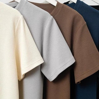CLIFF -COD✅เสื้อยืดแขนสั้นลําลอง คอกลม สีพื้น แฟชั่นยอดนิยม สไตล์เกาหลี สําหรับผู้ชาย