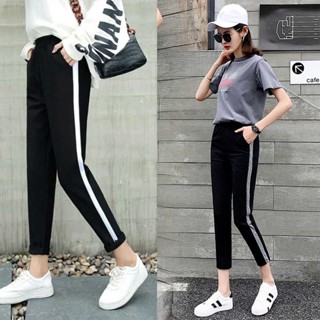 กางเกงขายาวคนท้อง เสื้อผ้าทรงหลวมสีเรียบๆสบายหลายสีหลายไซส์