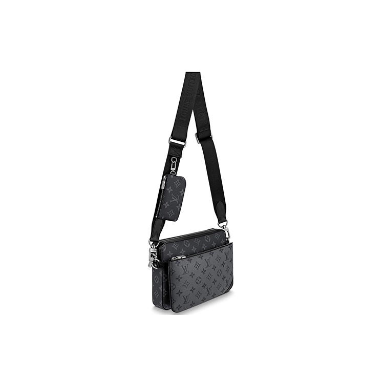 👜หลุยส์วิตตอง Louis Vuitton Trio Men’s Messenger Bag กระเป๋าสะพายข้างผู้ชาย 25cm