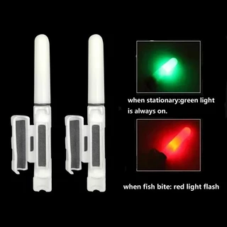 ไฟกระพริบ LED โหมดคงที่ ไฟลอย / ไฟเตือนคันเบ็ดตกปลากลางคืน กลางแจ้ง / คงที่ของคันเบ็ด แบบถอดได้ / ติดเสาอิเล็กทรอนิกส์