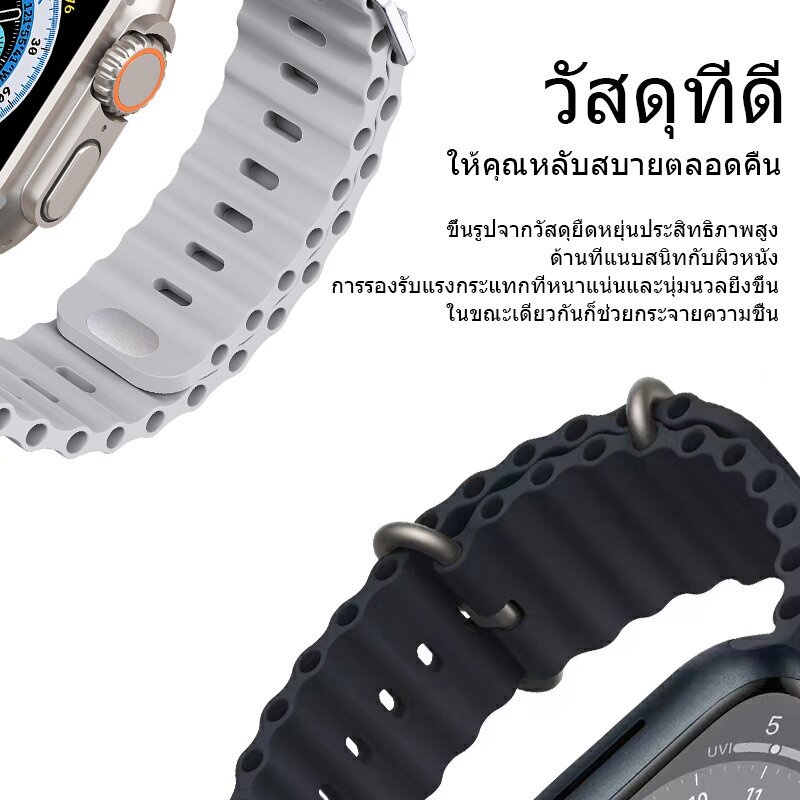【พร้อมส่ง】สายนาฬิกาแอปเปิ้ลสายสําหรับแอปเปิ้ลวอช 76 5 4 3 2 1แอปเปิ้ลวอช สายนาฬิกาapplewatch38mm40mm