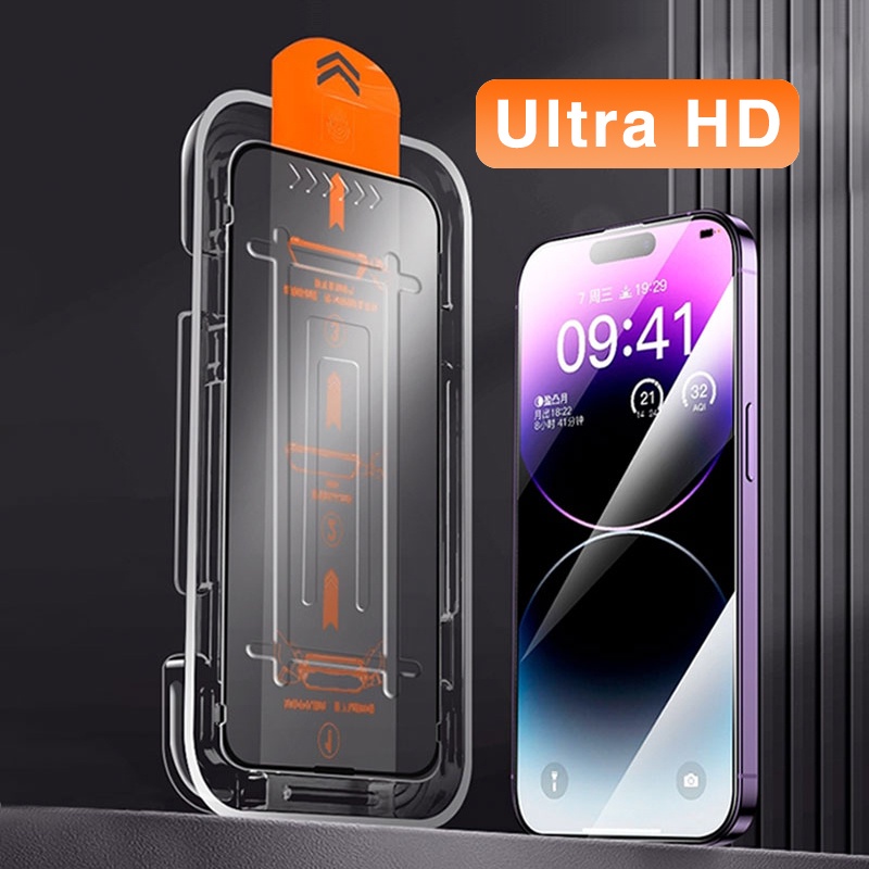 กระจกนิรภัยกันรอยหน้าจอ สําหรับ IPhone 15 14 Pro Max 13 12 11 Pro Max XS Max X XS 14 15 Plus ราคา ถูกที่สุด ดีลบีเคเค แกลเลอรีภาพที่ 8
