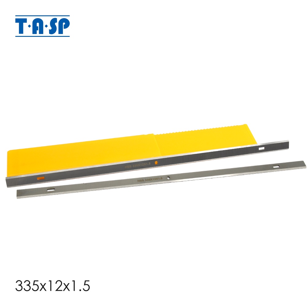 TASP ใบมีดกบไสไม้ HSS หนา 13 นิ้ว 335 มม. 335*12*1.5 มม. แบบเปลี่ยน สําหรับ Hitachi P13F 1800W
