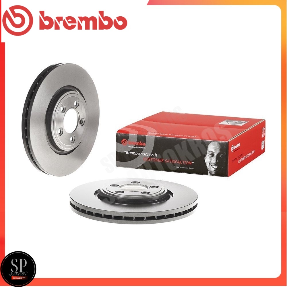 BREMBO จานเบรคหน้า JAGUAR S-TYPE X200 2004- XF X250 2008- XK8 X100 2002- XJ X350 X358 2003- XK II X1