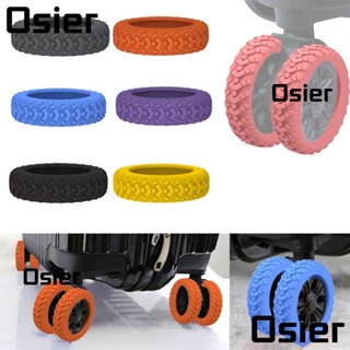 Osier1 ฝาครอบล้อกระเป๋าเดินทาง ซิลิโคน ลดเสียงรบกวน 8 ชิ้น ต…