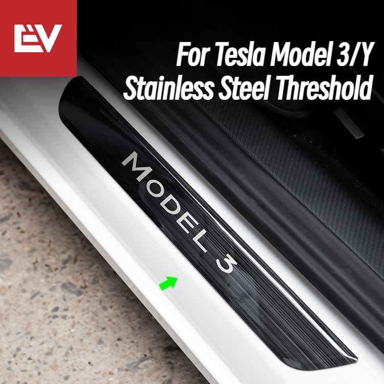 เกราะป้องกันรอยขีดข่วน แบบสเตนเลสสตีล สําหรับ Tesla Model 3 Highland Model Y