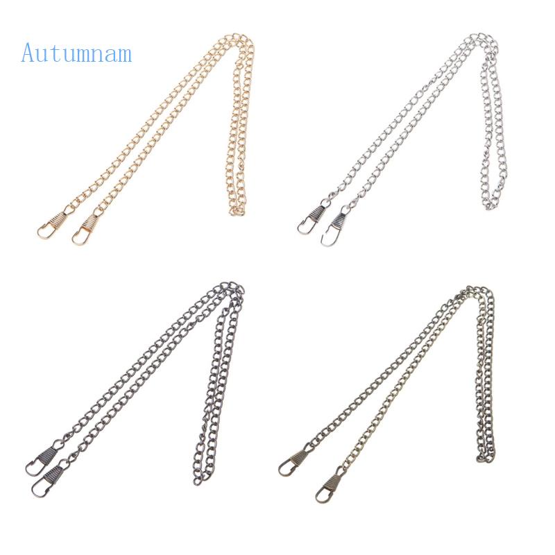 Autu สายโซ่โลหะ แบบเปลี่ยน สําหรับกระเป๋าถือ กระเป๋าสะพายไหล่ DIY