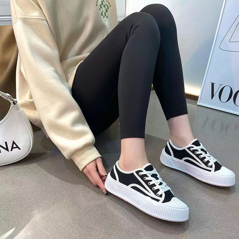 【YIYI】FILA Korean Fashion Rubber Sneakers For Women Running Shoes 2023 New Black Sports Casual Shoes
