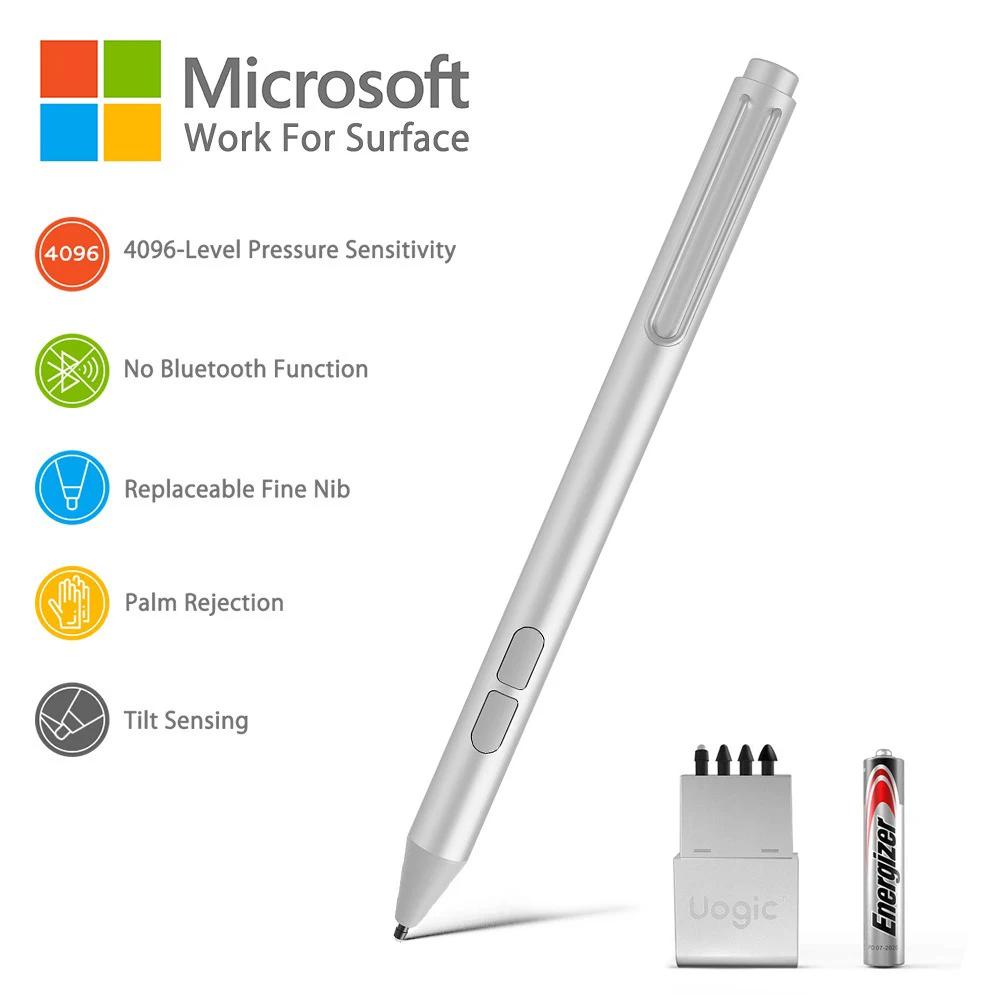 ปากกาสไตลัสสัมผัส สําหรับ Microsoft Surface 4096 Sensitivity Palm Rejection เข้ากันได้กับ New Surfac