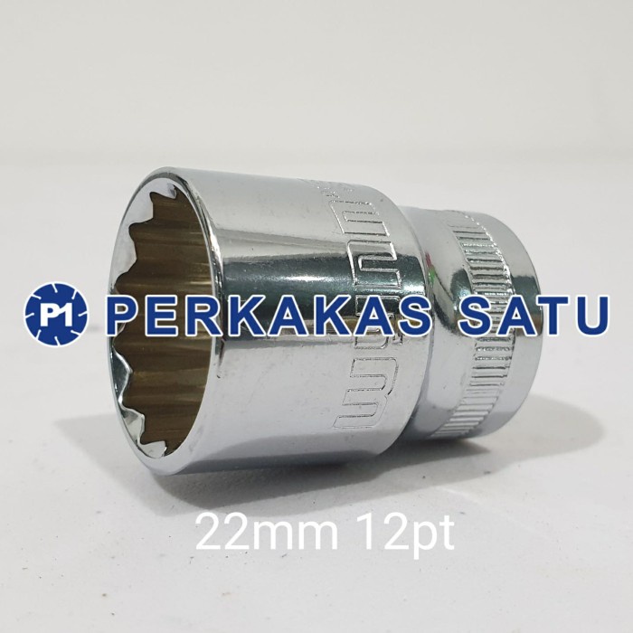 MATA 1/2" X 22MM 12PT WYNNS 22 MM 12 PT SOCKET SOK SHOCK