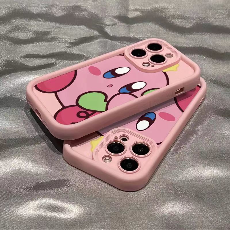 Phone Star Kirby Apple 15/14promax เคสโทรศัพท์ 11P/12pro รวมทุกอย่าง xr/xsmax Soft Case 78 K8CJ