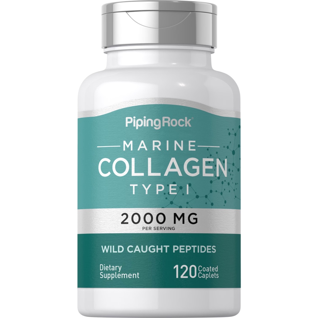 Marine Collagen Type 1 Hydrolyzed 2,000 mg. (120เม็ด) คอลลาเจน