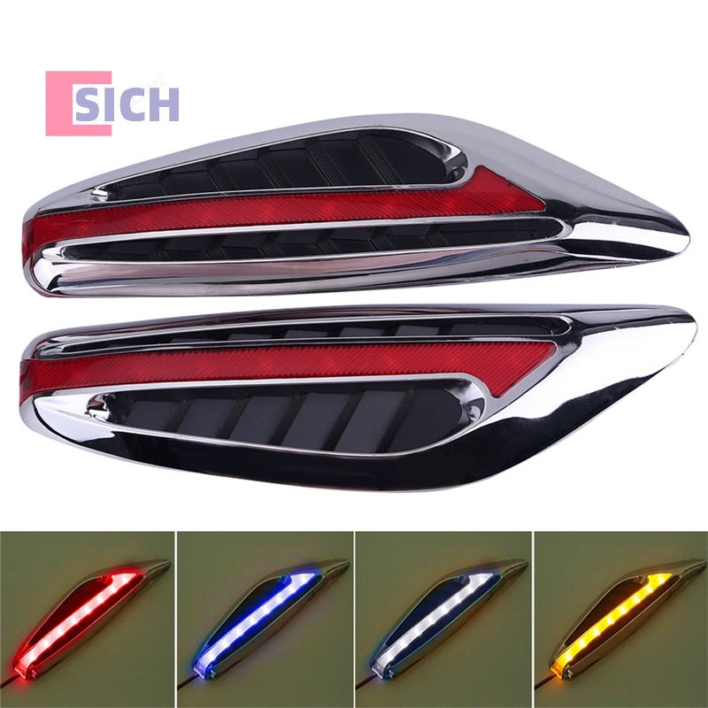[Sich] ใหม่ หลอดไฟเลี้ยว LED สีเหลือง แดง น้ําเงิน ขาว สําหรับรถยนต์ 2 ชิ้น