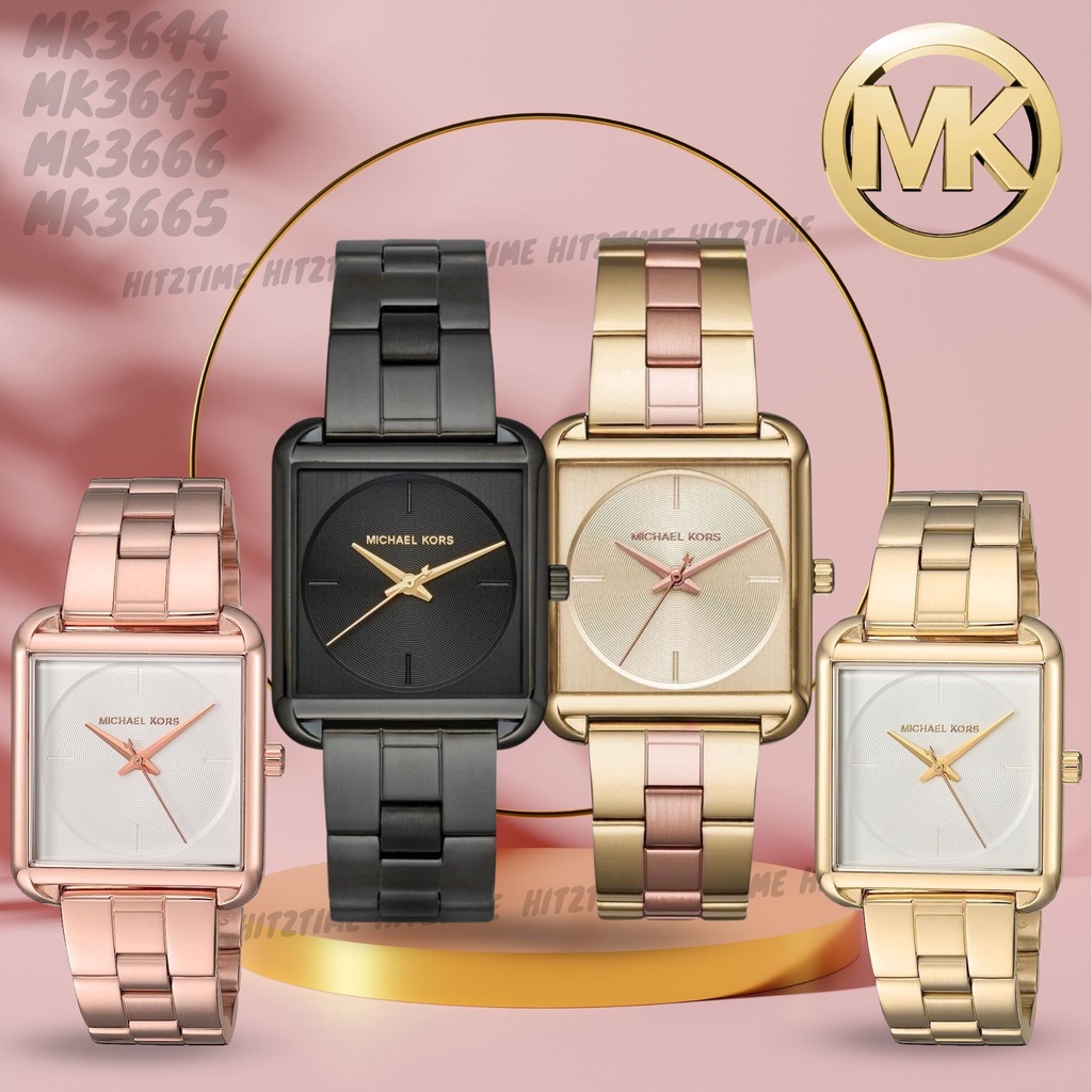 HITZTIME นาฬิกา Michael Kors OWM180 นาฬิกาข้อมือผู้หญิง นาฬิกาผู้ชาย แบรนด์เนม  Brandname MK Watch รุ่น MK3665