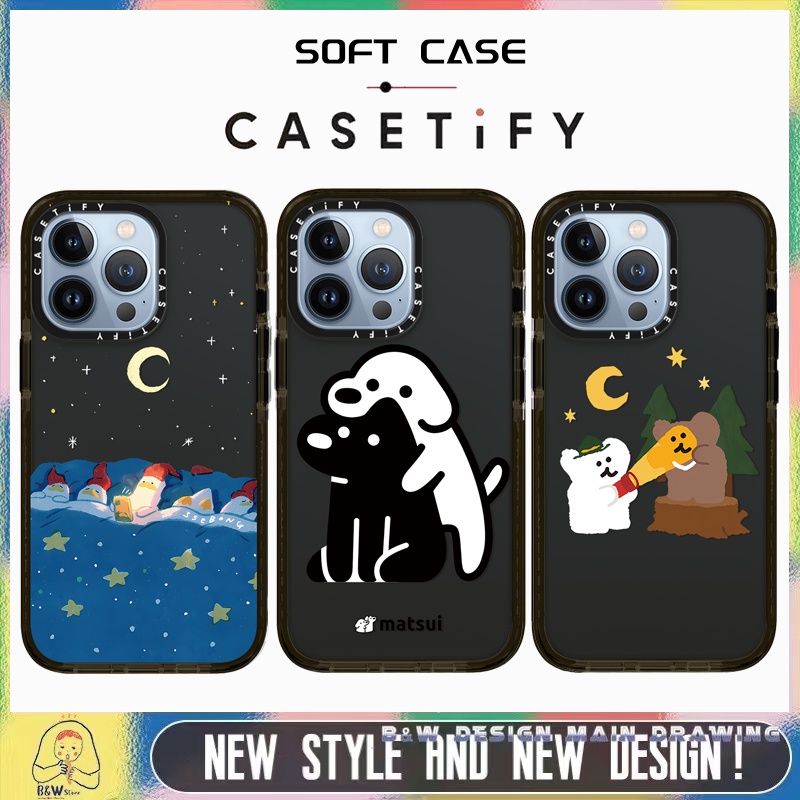 เคสโทรศัพท์มือถือแบบนิ่ม กันกระแทก ลายสุนัขขาวดํา สําหรับ iPhone 15ProMax 15Pro 15Plus 15 14 13 12 11 Pro Max X XS XR