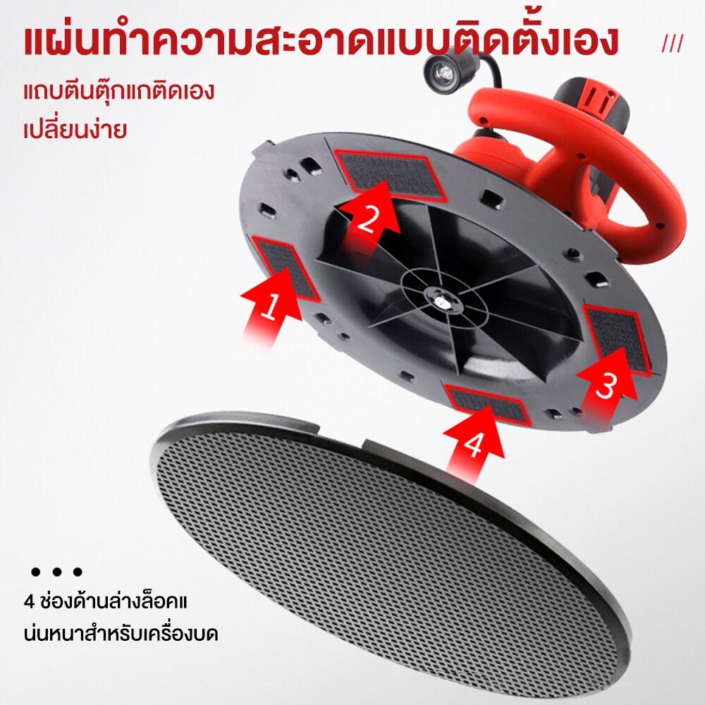 KCTS แผ่นขัดปูนฉาบ 38 ซม พลาสติกคุณภาพสูง - รูปที่ 4
