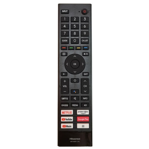 ใช้ ERF3K80H (2K) เหมาะสําหรับรีโมทคอนโทรลเสียงทีวี Hisense W YouTube Netflix ERF3K80H