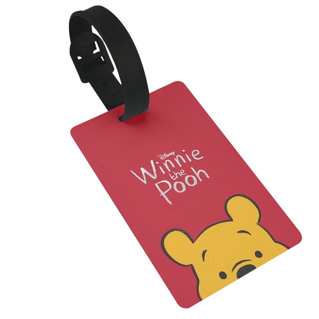 Disneys Winnies The Pooh ป้ายแท็ก PVC ติดกระเป๋าเดินทาง สําหรับผู้หญิง ผู้ชาย เด็กผู้หญิง