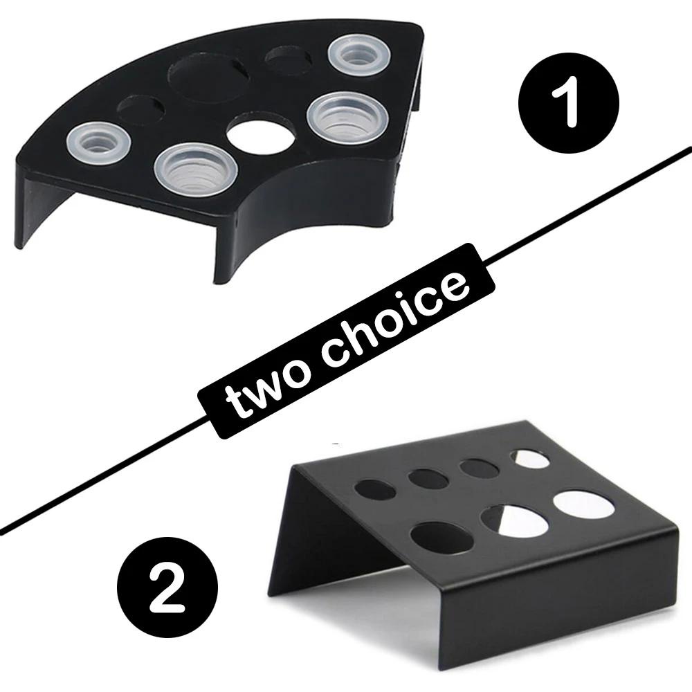 ที่วางแก้วหมึกสัก สเตนเลส พลาสติก 7 หลุม อุปกรณ์เสริมความงาม สําหรับผู้หญิง 1 ชิ้น