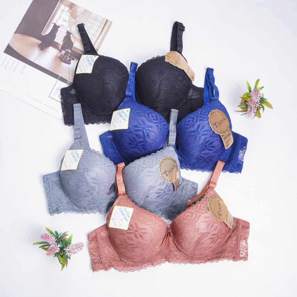 ALESHA / / BH TIANA BRUKAT BRA WIRE PUSH UP THICK FOAM TN 702