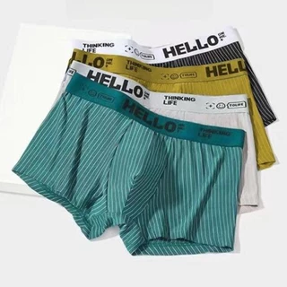 กางเกงในบ็อกเซอร์ Boxer Trunks เนื้อผ้านิ่ม สวมใส่สบาย ระบายอากาศได้ดี Size L-4XL