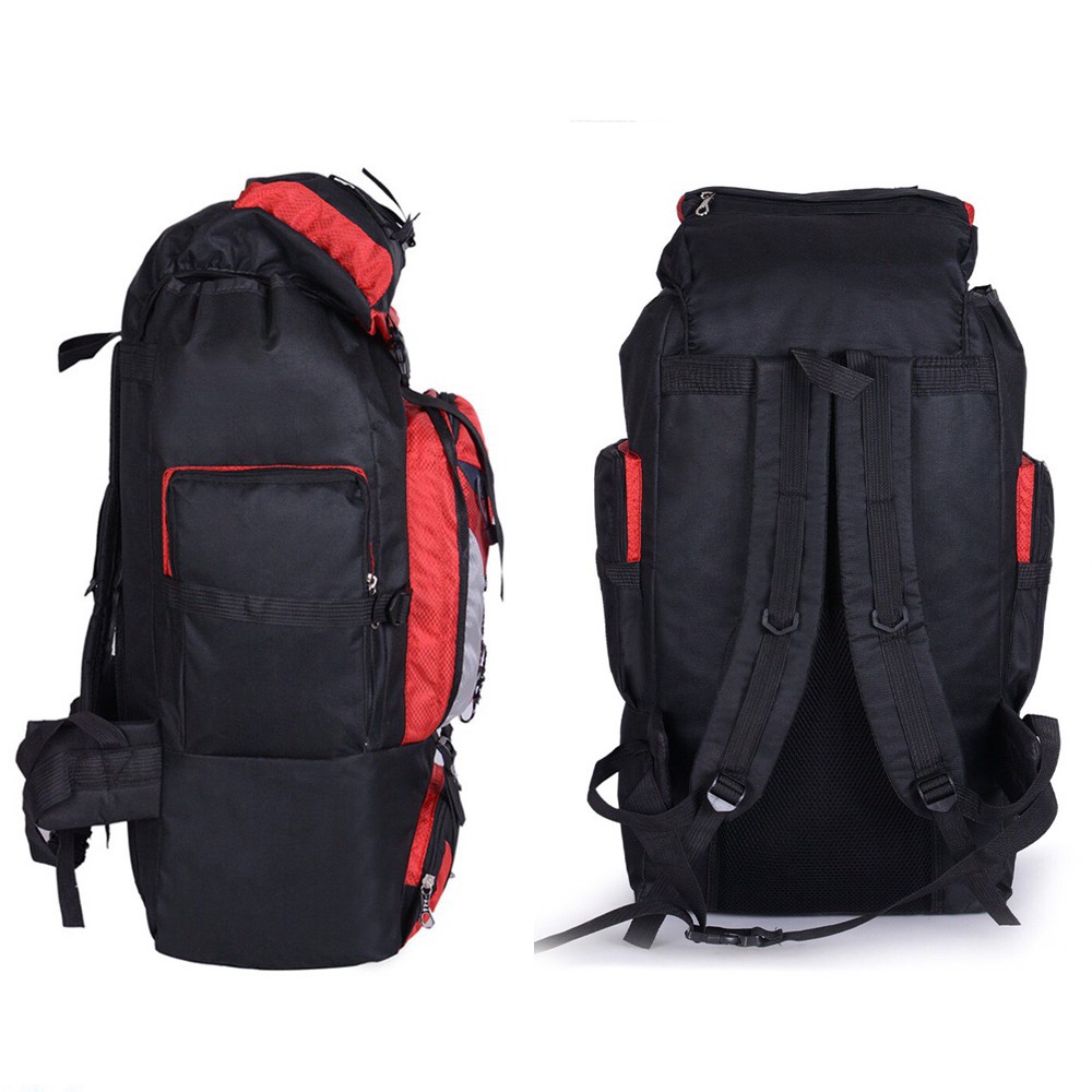 💥พร้อมส่ง 24 ชม มีหลายสี💥กระเป๋าเป้ใส่เดินทางขนาด 80ลิตร  Backpack  ใบใหญ่ กันน้ำ น้ำหนักเบา มีสีดำ สีแดง สีกรม