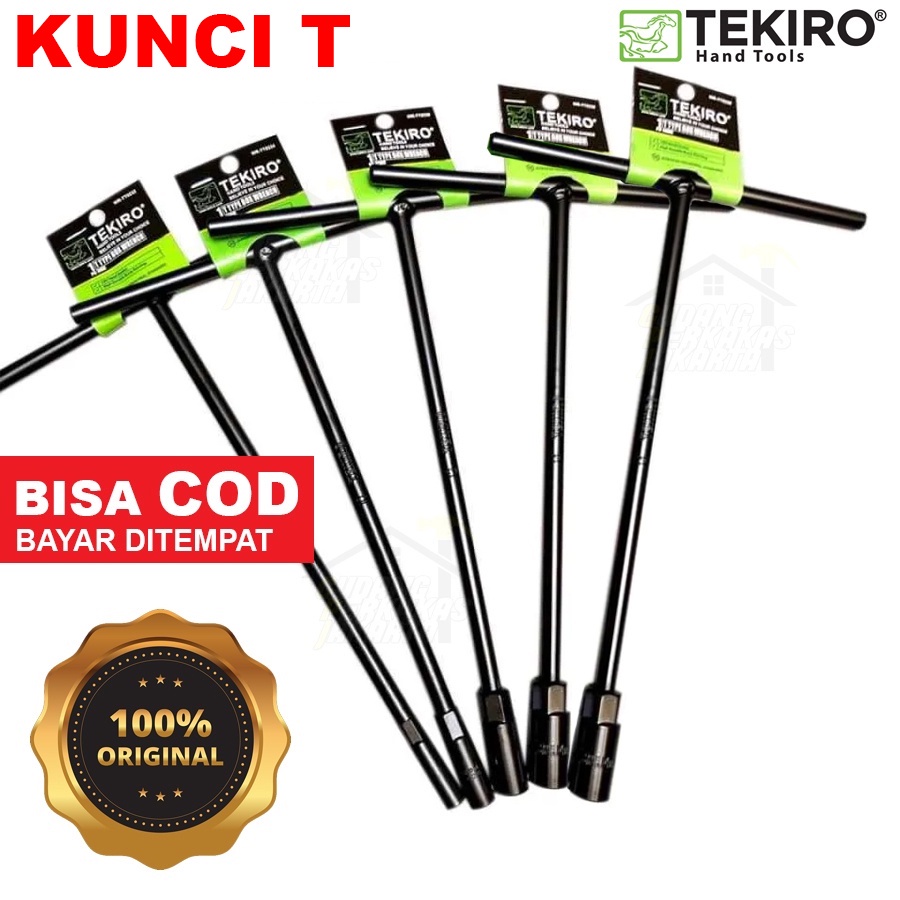 Tekiro T KEYS ซ็อกเก็ต T KEYS ECER ทั้งหมด SOCK SIZES 7 8 9 10 11 12 13 14 MM เดิม