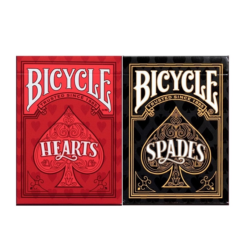 Bicycle Hearts Play Cards Spades Deck Magic Cards เทคนิคมายากล