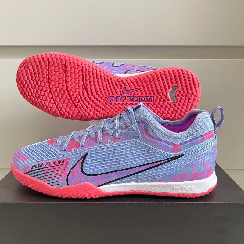 รองเท้าฟุตซอล Sepatu Nike Zoom Mercurial Vapor 15 Pro MDS 006 Cobalt Bliss IC สันทนาการ