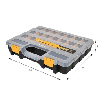 good.tools HUMMER กล่องเก็บอะไหล่พลาสติก 15” (21ช่องปรับได้) รุ่น 320001N ถูกจริงไม่จกตา