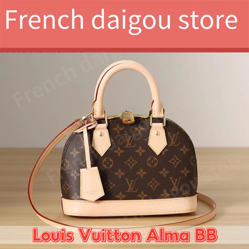 หลุยส์วิตตอง Louis Vuitton Alma BB Bag สุภาพสตรี กระเป๋าสะพายเดี่ยว