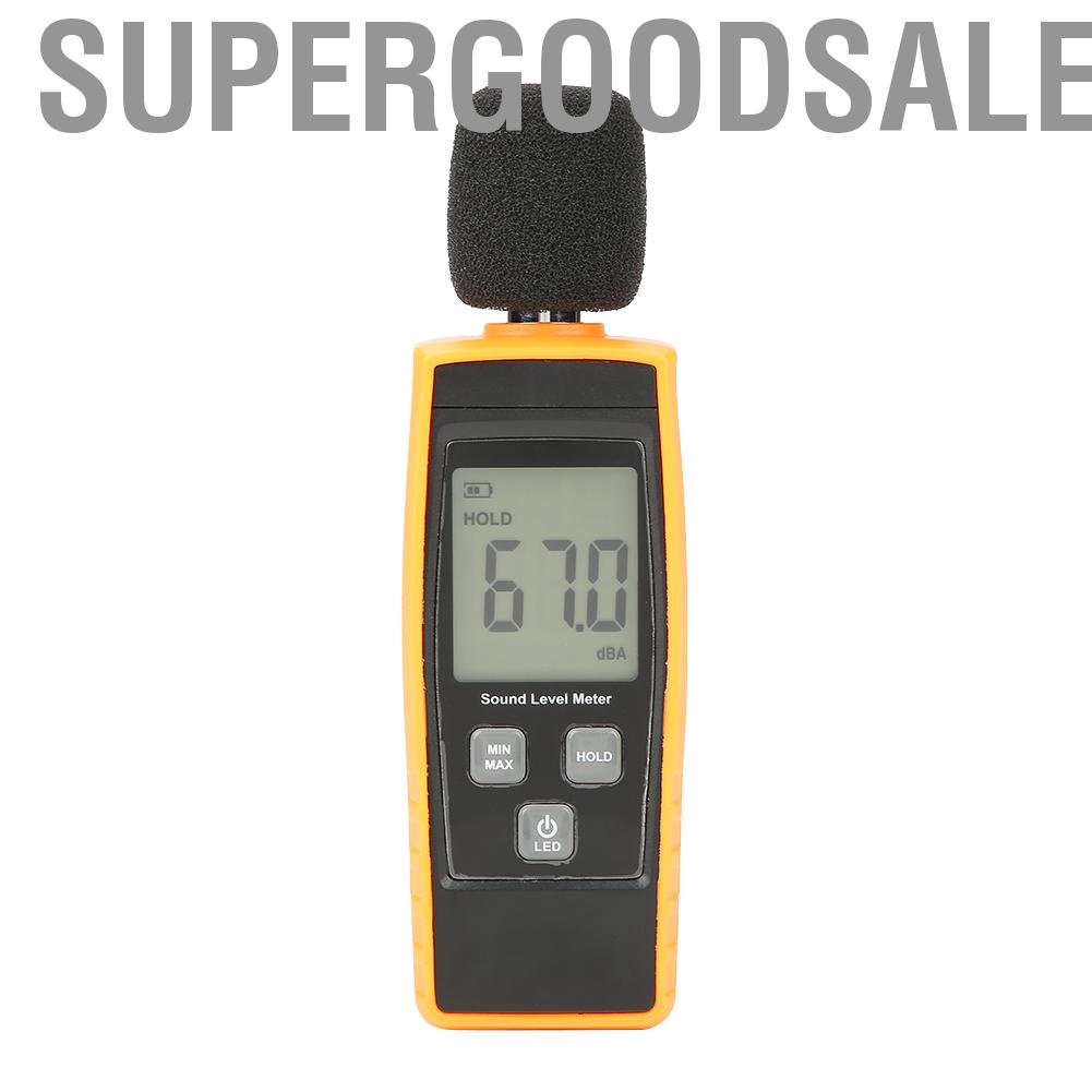Supergoodsales RZ1359 Digital LCD Sound Level Meter DB Environmental Noise Tester VRY