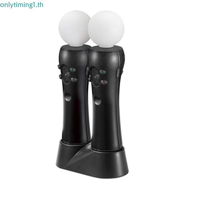 Onlytiming แท่นชาร์จ 2 in 1 แบบพกพา สําหรับ PSVR MOVE PS VR MOVE Controllers C