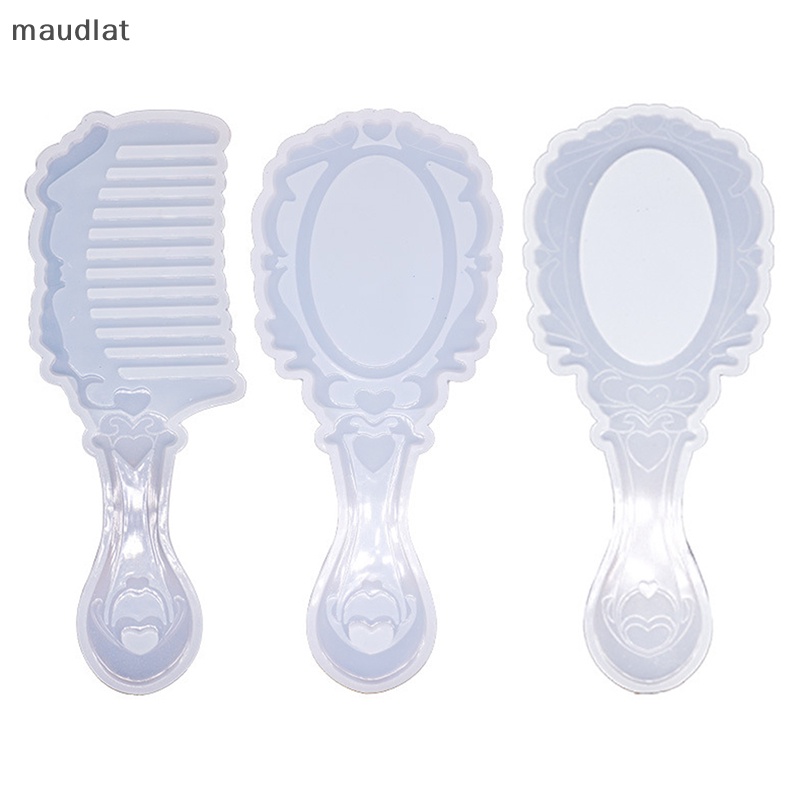 Maud แม่พิมพ์ซิลิโคนเรซิ่น อีพ็อกซี่ รูปหวี สําหรับทําเครื่องประดับ งานฝีมือ DIY