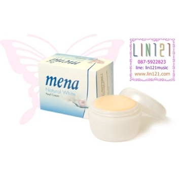 MENA Natural White Pearl Cream ครีมมีนาฟ้า 3 กรัม